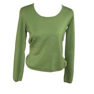 Vintage Lilly Pulitzer Women’s Silk/Cashmere L/S Scoop Neck Sweater